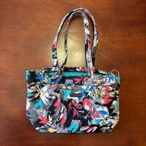 Vera Bradley Resort Medallion Quilted Tote Bag Shoulder Purse Multicolored